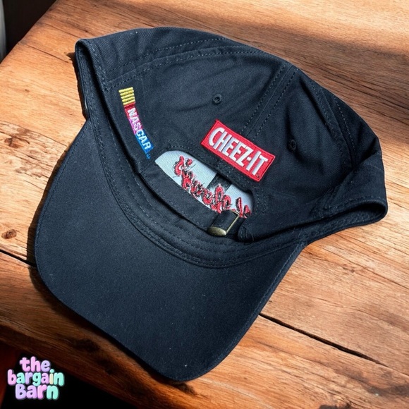 Kellogg’s Racing Cheez-It Nascar Adult Black Vintage 90’s Baseball Hat (NWOT) - Picture 4 of 4